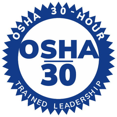 OSHA 30-Hour trained commercial cleaning leadership in DFW